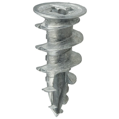 Dottie Screw Anchor, 1-1/2" L, Zamac Alloy, 100 PK WD8